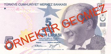 5 Turk Lirasi