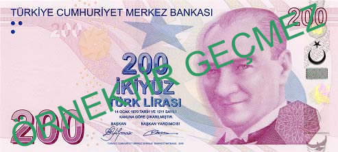 200 Türk Lirası
