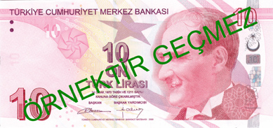 10 Türk Lirası